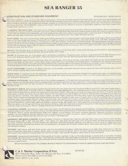 Sea Ranger 55 Brochure