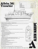 Albin 36 Trawler Brochure