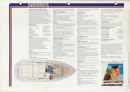 Fairline Sportfury 26 Brochure