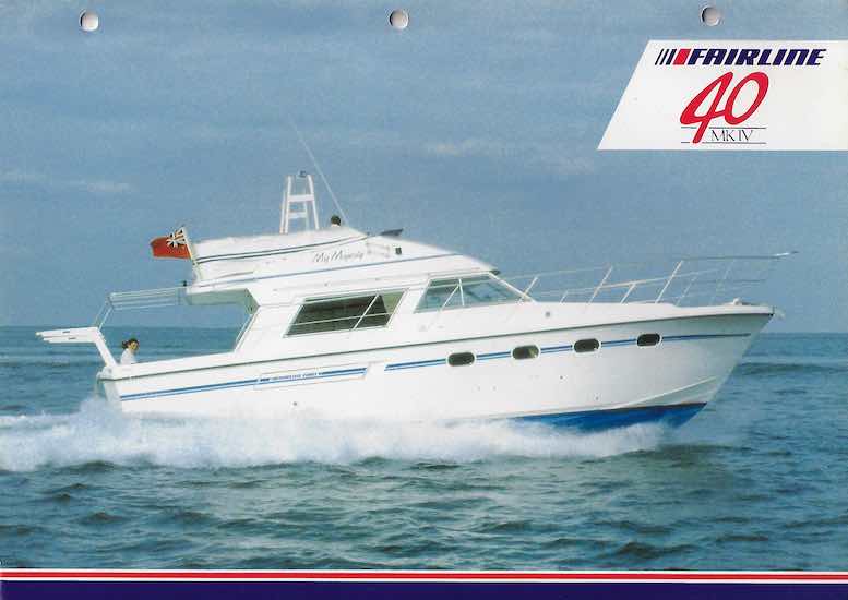 Fairline 40 Mark IV Brochure