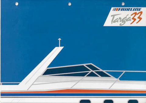 Fairline Targa 33 Brochure