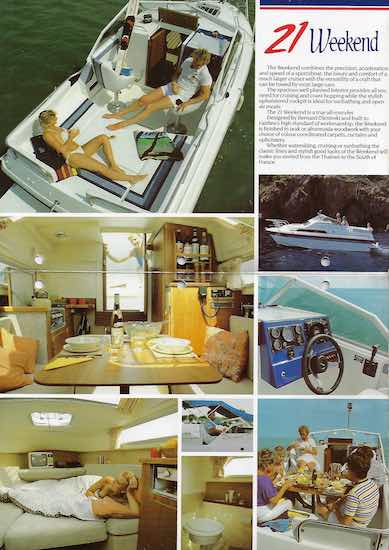 Fairline Weekend 21 Brochure