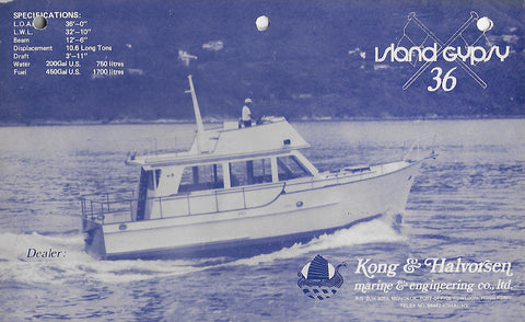 Island Gypsy 36 Sport Sedan Brochure