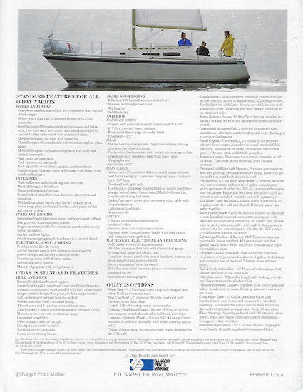 O'Day 28 Brochure – SailInfo I boatbrochure.com