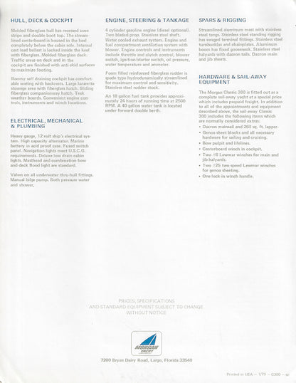Morgan 300 Brochure