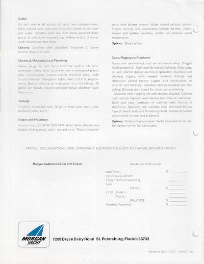 Morgan 30/2 Brochure