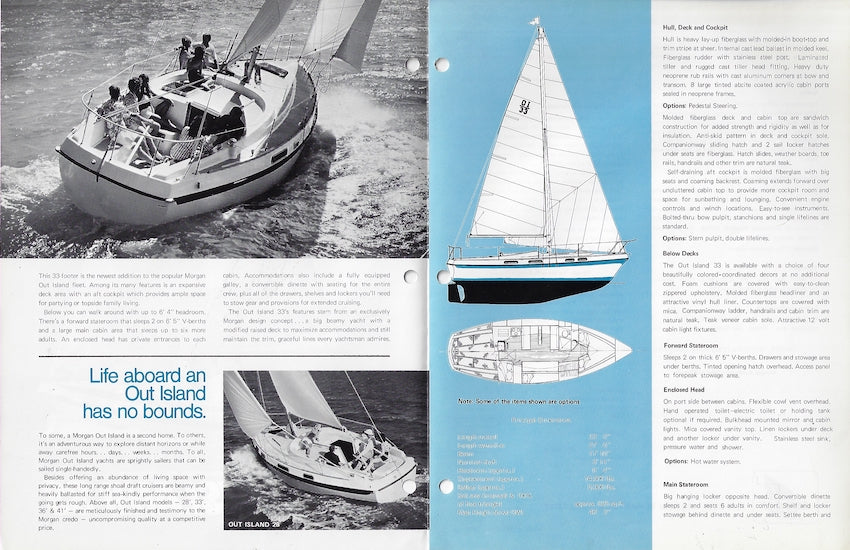 Morgan 33 Out Island Brochure