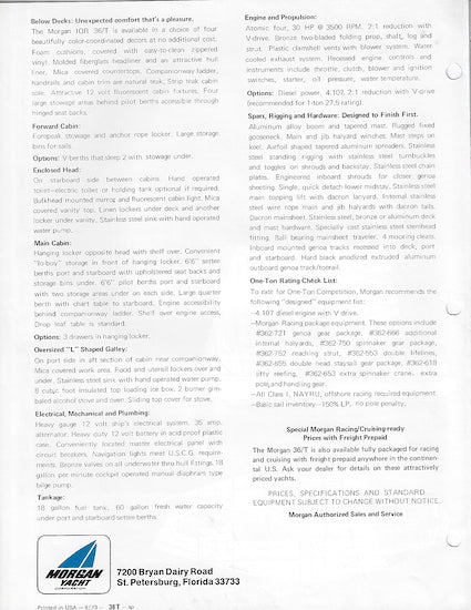 Morgan 36/T IOR Brochure