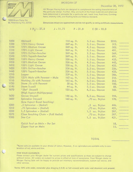 Morgan 27 Brochure Package