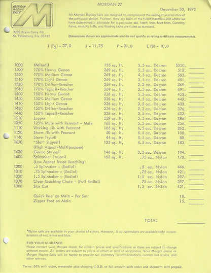 Morgan 27 Brochure Package