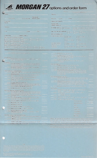 Morgan 27 Brochure Package