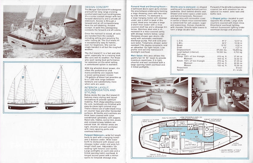 Morgan 41 Out Island Brochure