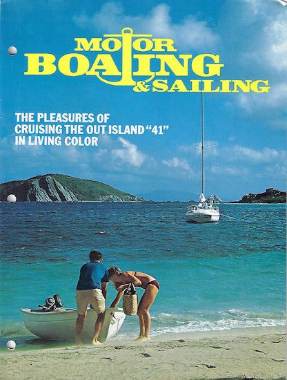 Morgan 41 Out Island Motorboating & Sailing Magazine Reprint Brochure