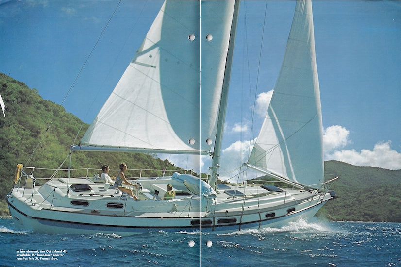 Morgan 41 Out Island Motorboating & Sailing Magazine Reprint Brochure