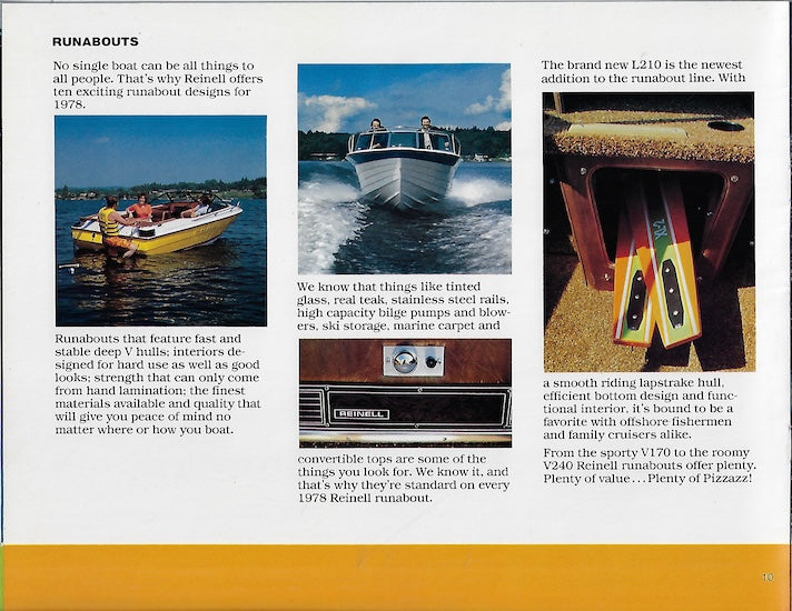 Reinell 1978 Brochure