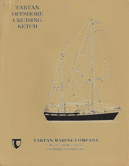 Tartan 40 Offshore Cruising Ketch Specification Brochure