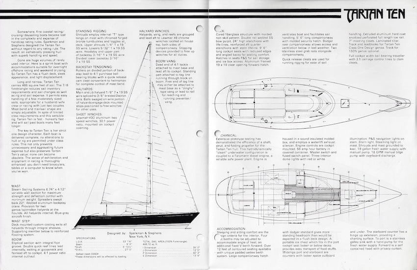 Tartan Ten [33'] Brochure