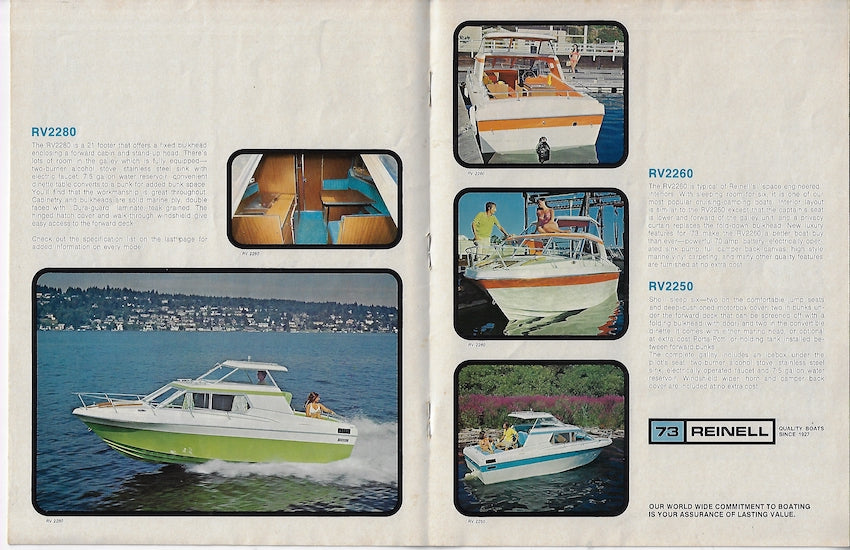 Reinell 1973 Brochure