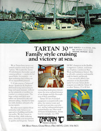 Tartan 30 Brochure