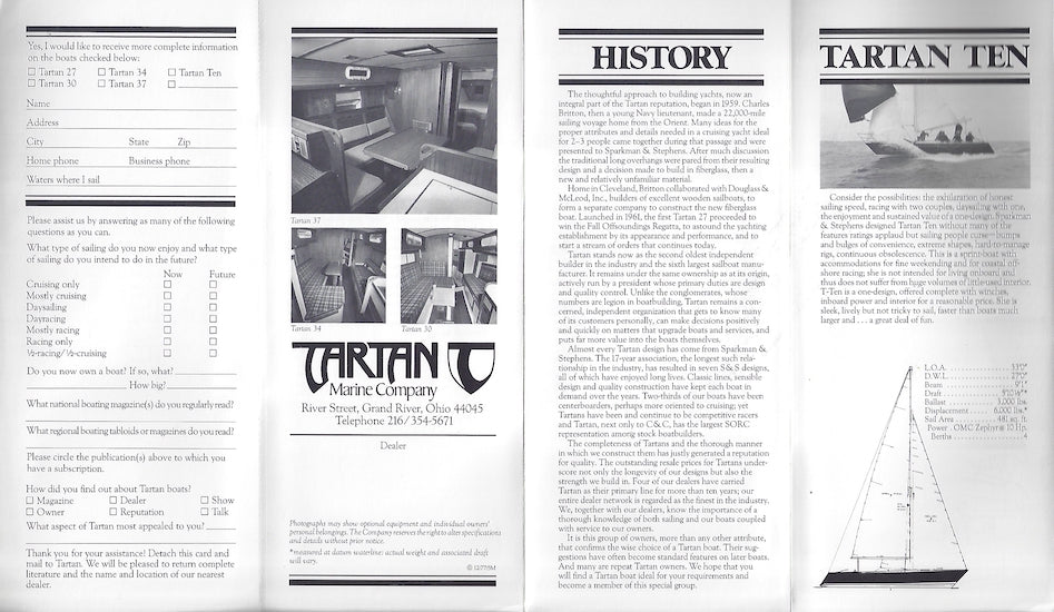 Tartan 1978 Brochure
