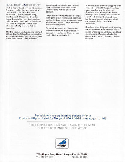 Morgan 25 Brochure
