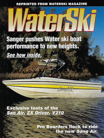 Sanger Waterski Magazine Reprint Brochure
