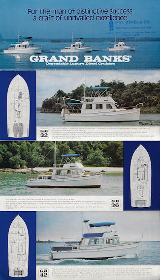 Grand Banks 1980s Brochure