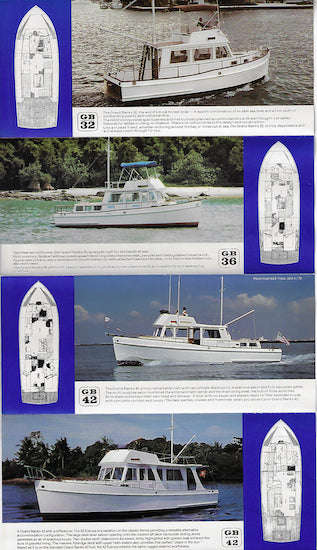 Grand Banks 1980s Brochure