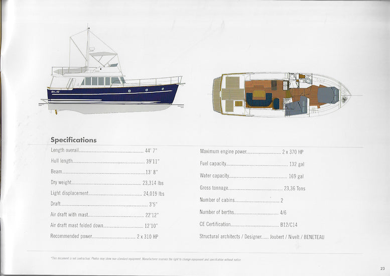 Beneteau Swift Trawler Brochure