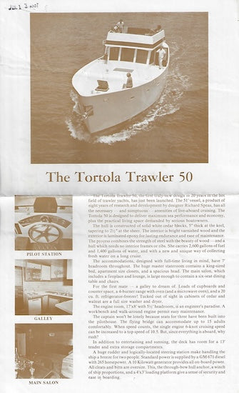 Tortola Trawler 50 Brochure