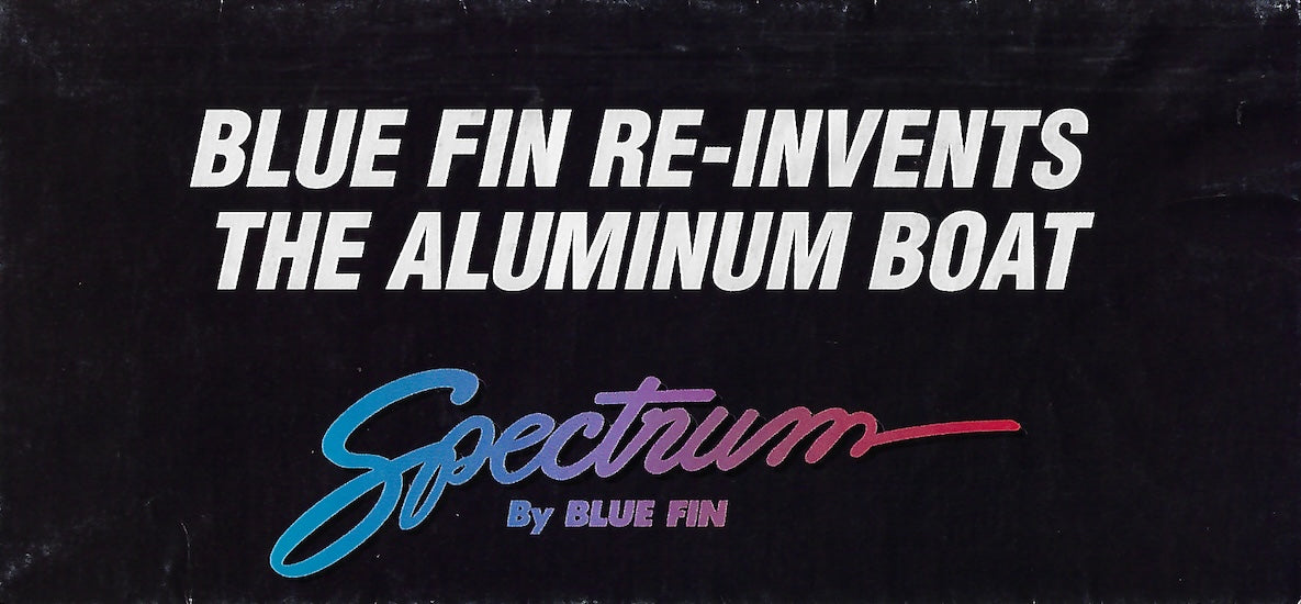 Blue Fin 1989 Spectrum Poster Brochure