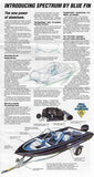 Blue Fin 1989 Spectrum Poster Brochure