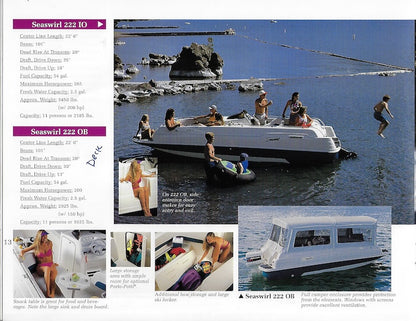 Seaswirl 1995 Brochure