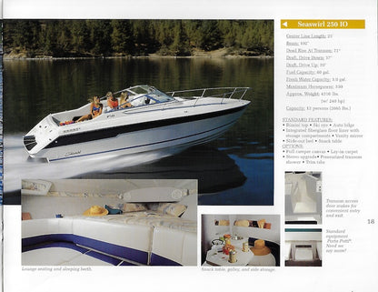 Seaswirl 1995 Brochure
