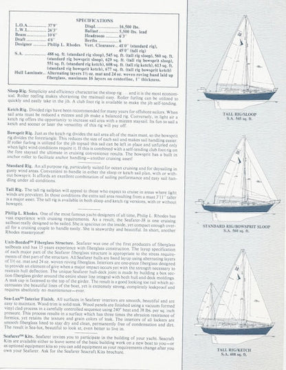 Seafarer 38C Specification Digital Brochure