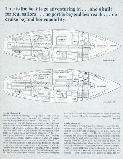 Seafarer 38C Specification Digital Brochure