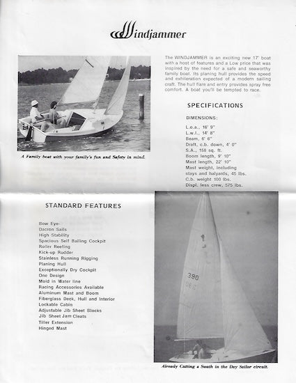 Windjammer Yachts Brochure