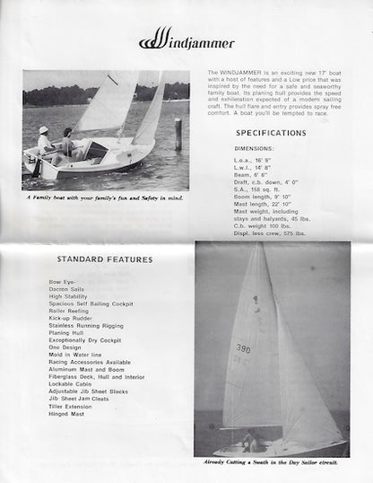 Windjammer Yachts Brochure