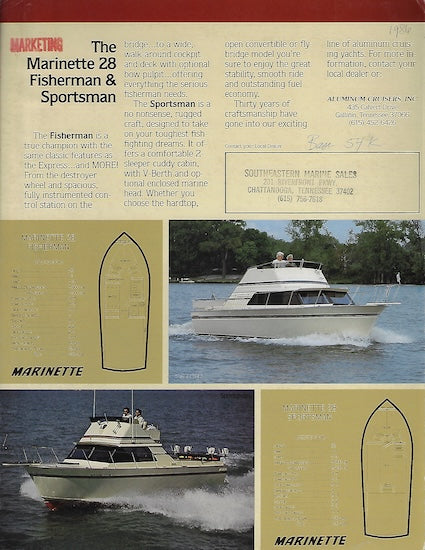 Marinette 28 & 29 Brochure