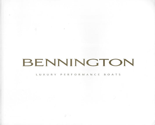 Bennington 2016 Pontoon Brochure