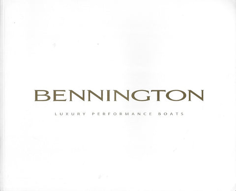 Bennington 2016 Pontoon Brochure