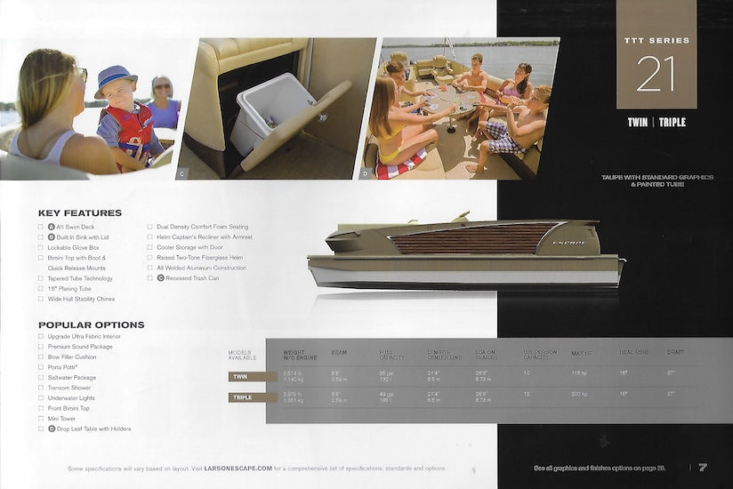 Larson 2016 Escape Pontoon Brochure