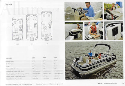 Weeres 2016 Pontoon Brochure