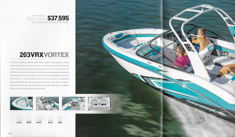 Chaparral 2016 Vortex Brochure