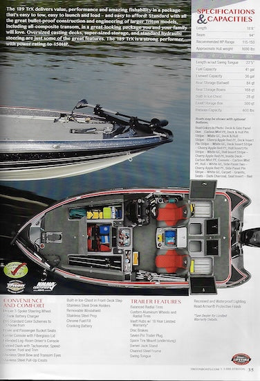 Triton 2016 Fiberglass Brochure