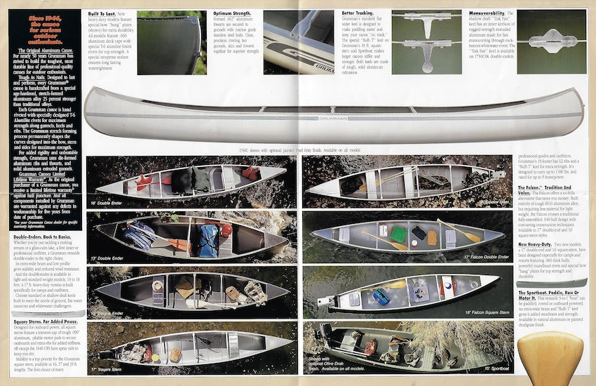 Grumman 1994 Canoes Brochure SailInfo I