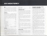 Carver 29 Monterey Brochure