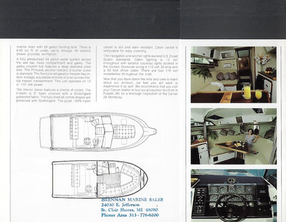 Carver 29 Monterey Brochure