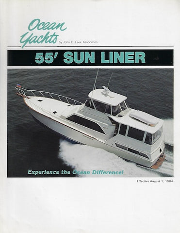 Ocean 55 Sunliner Specification Brochure