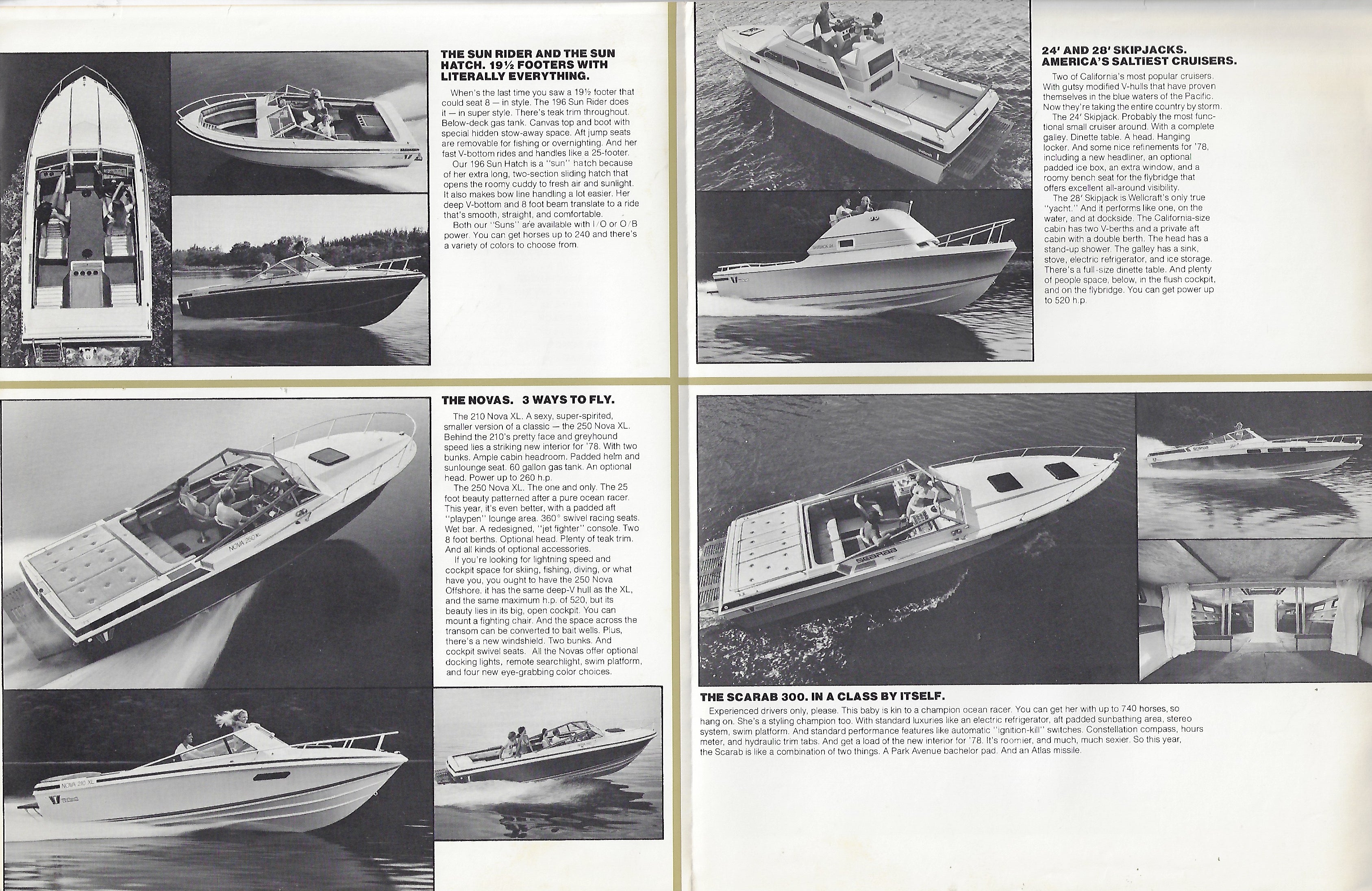 Wellcraft 1978 Abbreviated Brochure – SailInfo I boatbrochure.com